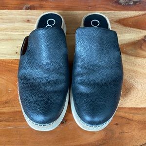 Calvin Klein Leather Slip Ons